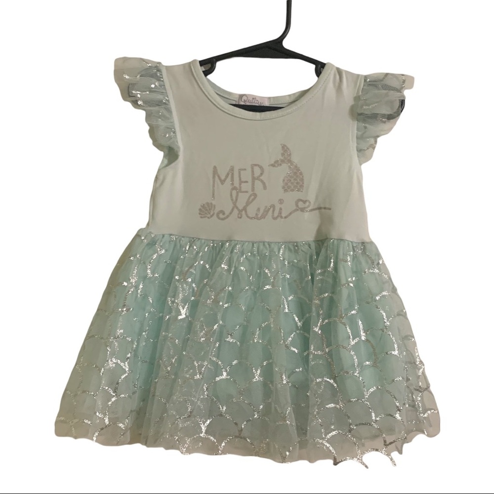 Mermaid Tutu Dress 12 mo.